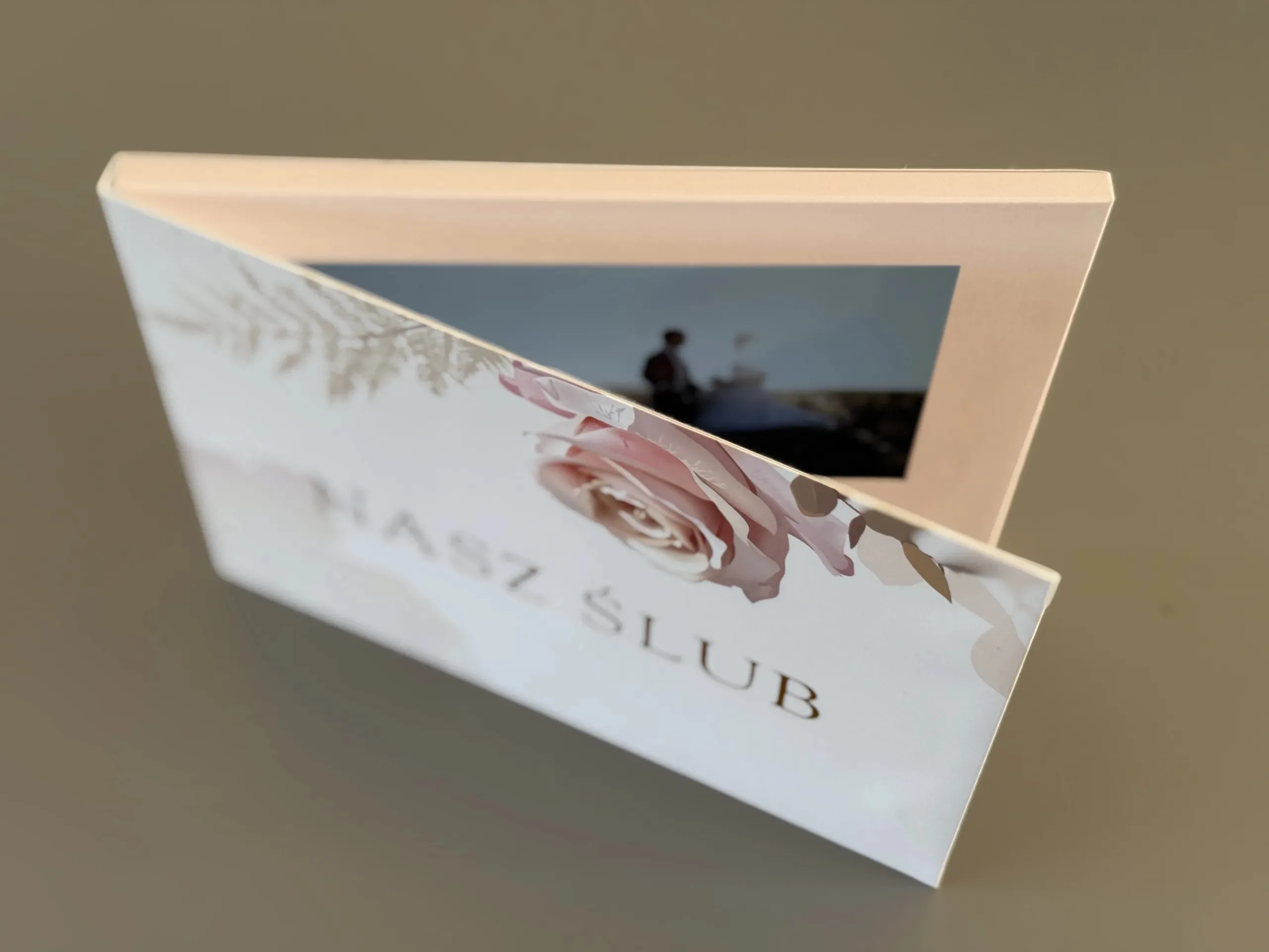 Otwarty video album nasz ślub standard z dużym ekranem 7 cali HD